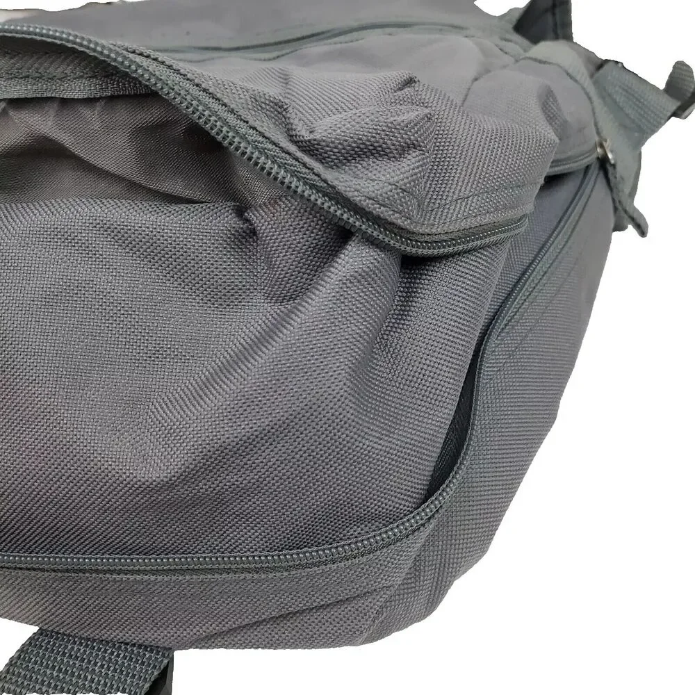 Shirow Masamune Anime Stand Alone Complex Messenger Laptop Shoulder Gray Bag HTF